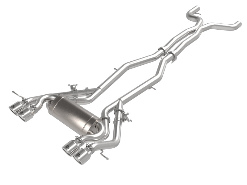 aFe MACHForce XP Exhausts Cat-Back SS 21 BMW M2 Competition L6-3.0L w/Polished Tips - DTX Performance