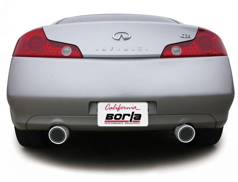 Borla 03-07 G35 Coupe Cat-back Exhaust - DTX Performance