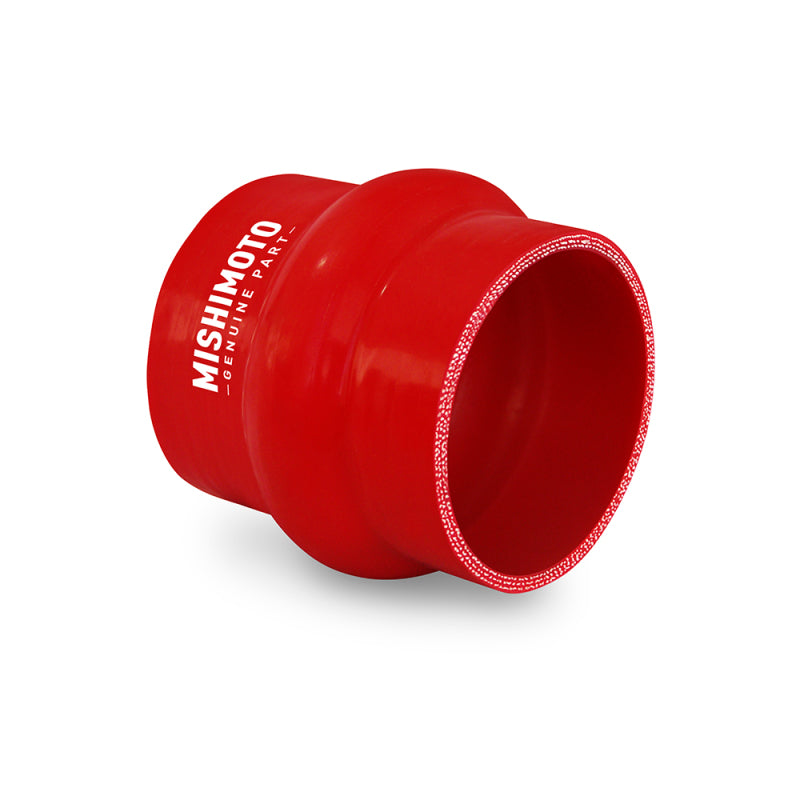 Mishimoto 1.5in. Hump Hose Silicone Coupler - Red - DTX Performance