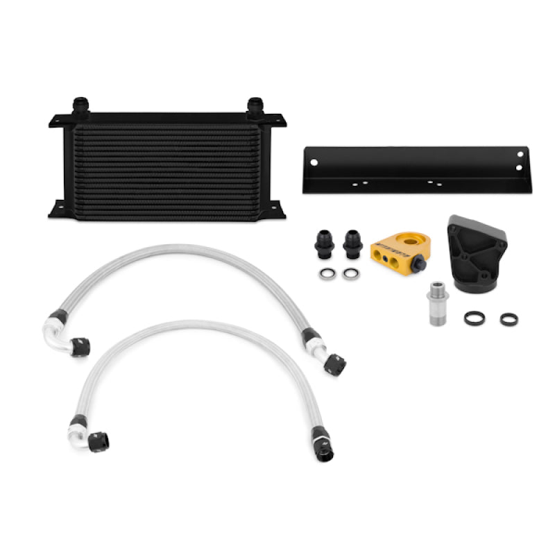 Mishimoto 10-11 Hyundai Gensis Coupe 3.8L Thermostatic Black Oil Cooler Kit - DTX Performance