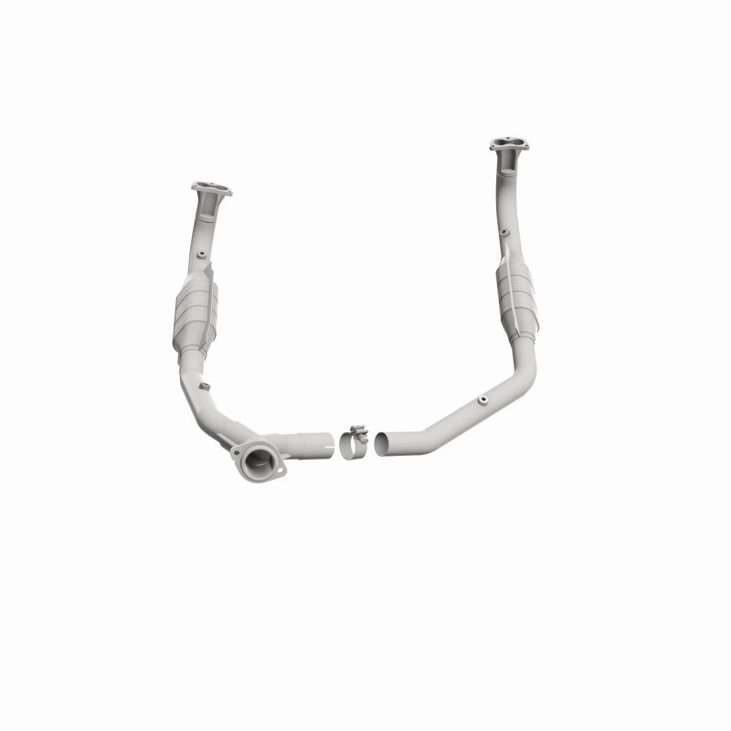 MagnaFlow Conv DF 97 Land Rover Defender 90 4.0L Y-Pipe Assy / 96-99 Discovery 4.0L Y-Pipe Assy - DTX Performance