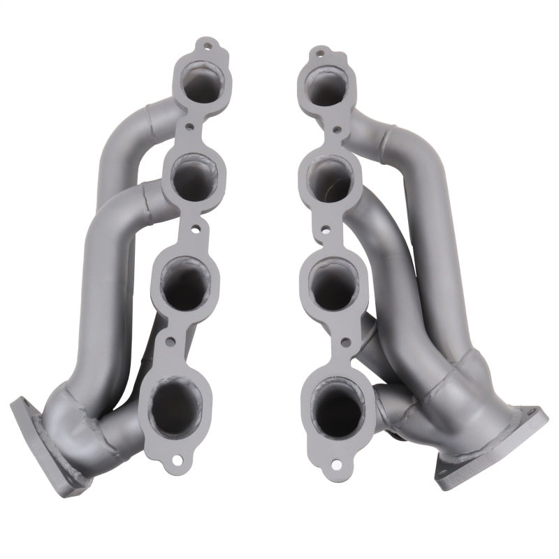 BBK 14-18 GM Truck 5.3/6.2 1 3/4in Shorty Tuned Length Headers - Titanium Ceramic - DTX Performance