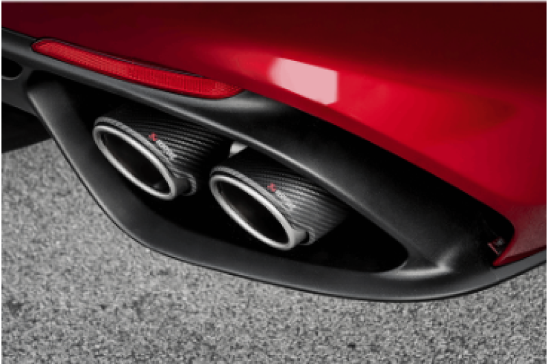 Akrapovic 17-19 Alfa Romeo Giulia Quadrifoglio Evolution Line Cat Back (Titanium) - DTX Performance