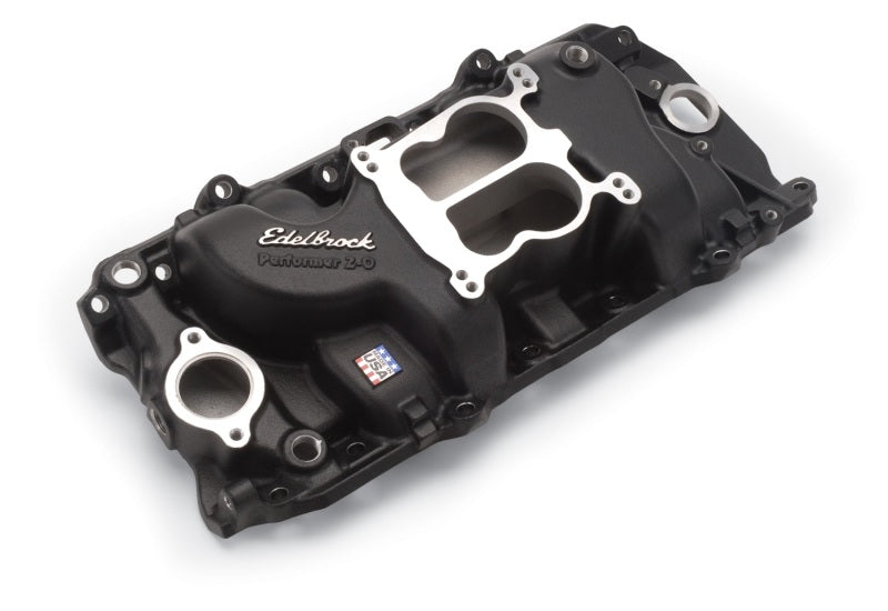 Edelbrock Intake Manifold Perf BBC 2-0 Black - DTX Performance