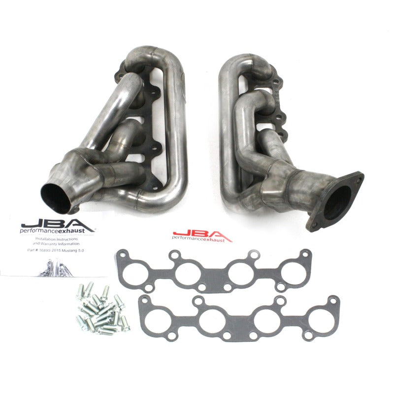 JBA 15-20 Ford Mustang 5.0L Coyote 1-3/4in Primary Raw 409SS Cat4Ward Header - DTX Performance