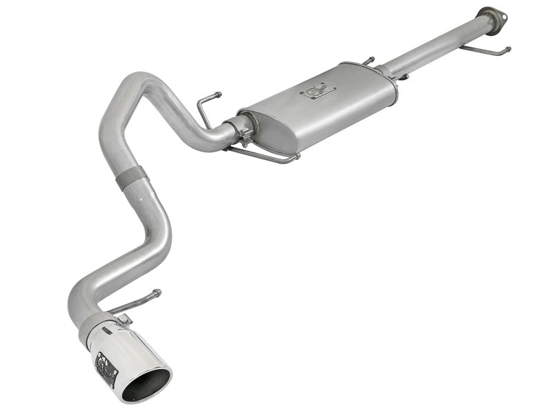 aFe Scorpion 2-1/2in Alum Steel Cat-Back Exhaust w/ Polished Tips 07-17 Toyota FJ Cruiser V6 4.0L - DTX Performance