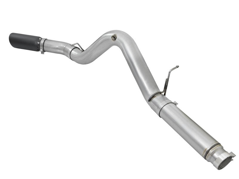 aFe Atlas Exhaust 5in DPF-Back Aluminized Steel w/ Black Tips 16-17 GM Diesel Truck V8-6.6L (td) - DTX Performance