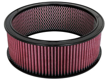 Load image into Gallery viewer, aFe MagnumFLOW Air Filters Round Racing P5R A/F RR P5R 14OD x 12ID x 5H E/M (Blk/Red) - DTX Performance