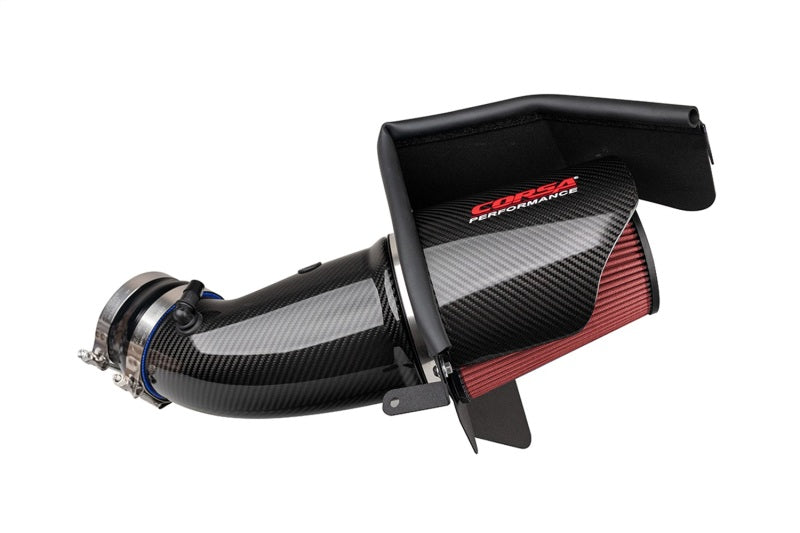 Corsa 19-21 Dodge Challenger SRT/Hellcat/Redeye/Demon Carbon Fiber Air Intake w/ DryTech 3D No Oil - DTX Performance