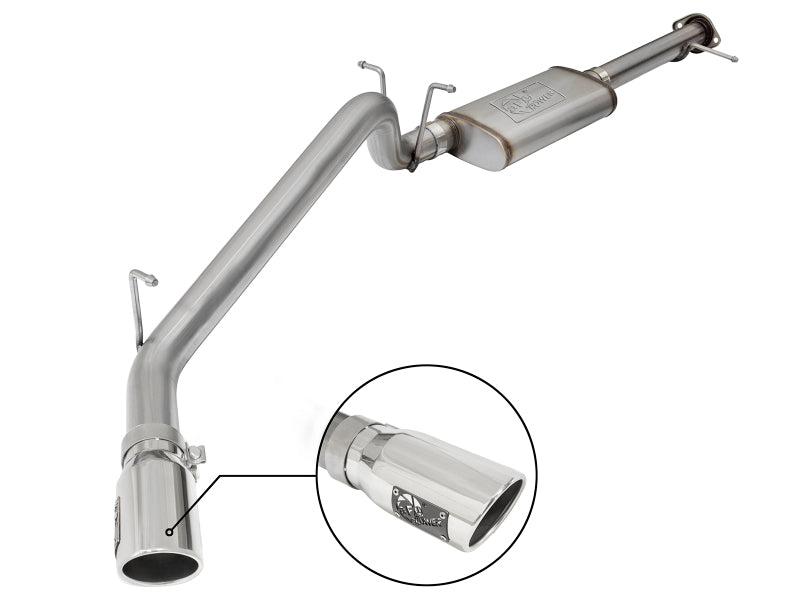 aFe MACH Force-Xp 3.0in 304 SS Cat-Back Exhaust w/ Polished Tip 17-18 GM Colorado/Canyon - DTX Performance