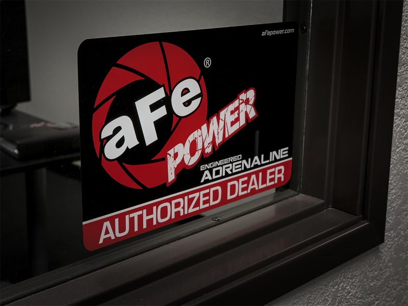 aFe Power Marketing Promotional PRM Cling Window: aFe Power Dealer (Medium) - DTX Performance