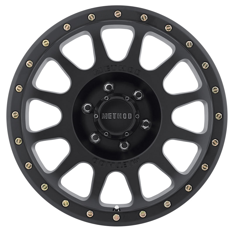 Method MR305 NV 20x10 -18mm Offset 6x5.5 108mm CB Matte Black Wheel - DTX Performance