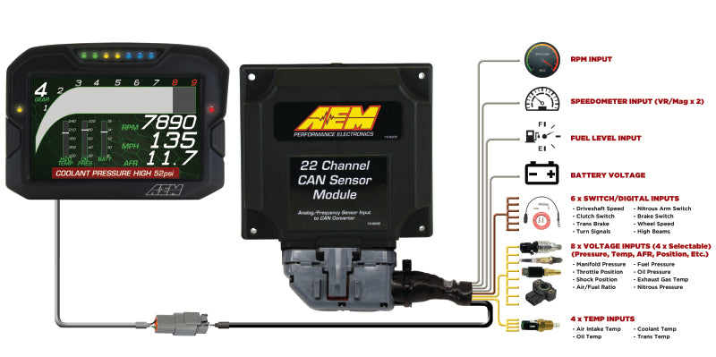 AEM 22 Channel CAN Expander Module - DTX Performance