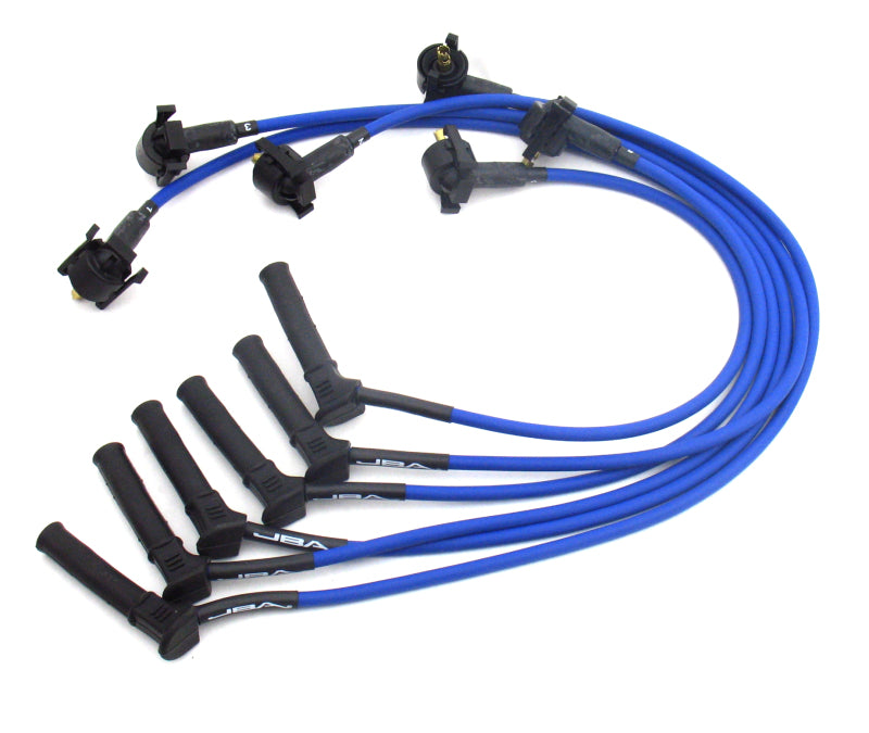 JBA 01-05 Ford Ranger/05-10 Ford Mustang 4.0L Ignition Wires - Blue - DTX Performance