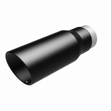 Load image into Gallery viewer, MagnaFlow Tip Stainless Black Coated Single Wall Round Single Outlet 5in Dia 3.5in Inlet 14.5in L - DTX Performance