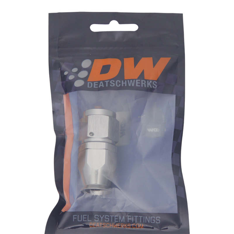 DeatschWerks 8AN Female Swivel Straight Hose End PTFE (Incl. 1 Olive Insert) - DTX Performance