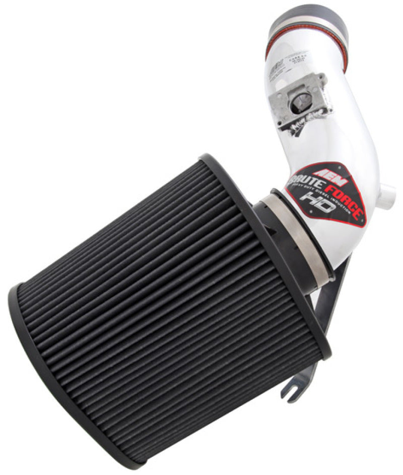 AEM 04-06 Ford F Series Super Duty Diesel Polished Workhorse 6.0L Power Stroke Intake - DTX Performance