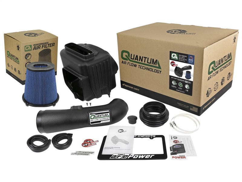 aFe Quantum Pro 5R Cold Air Intake System 17-18 GM/Chevy Duramax V6-6.6L L5P - Oiled - DTX Performance