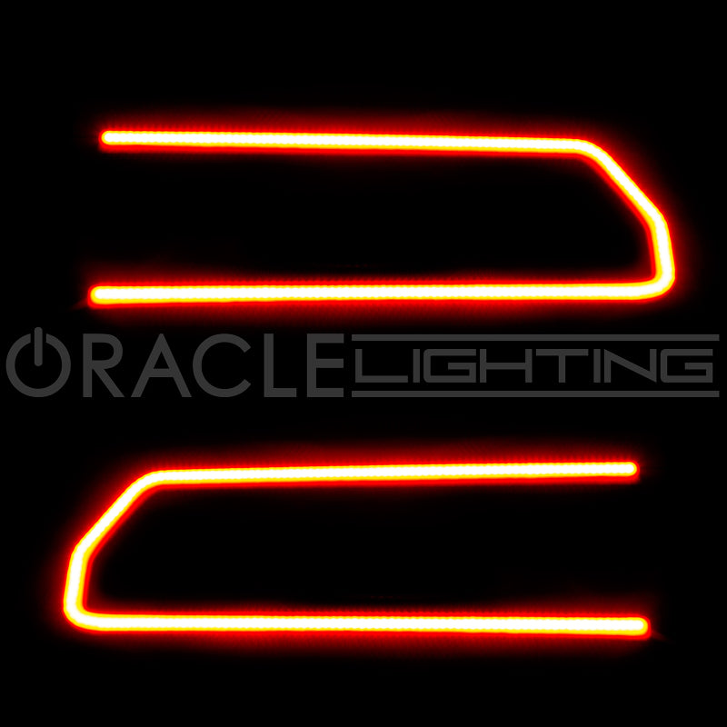 Oracle Dodge Challenger 08-14 LED Waterproof Afterburner Kit - Red - DTX Performance