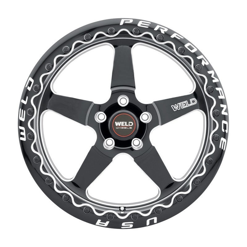 Weld Magnum Import 13x10 / 4x100mm BP / 5in. BS Black Wheel - Black Single Beadlock MT - DTX Performance