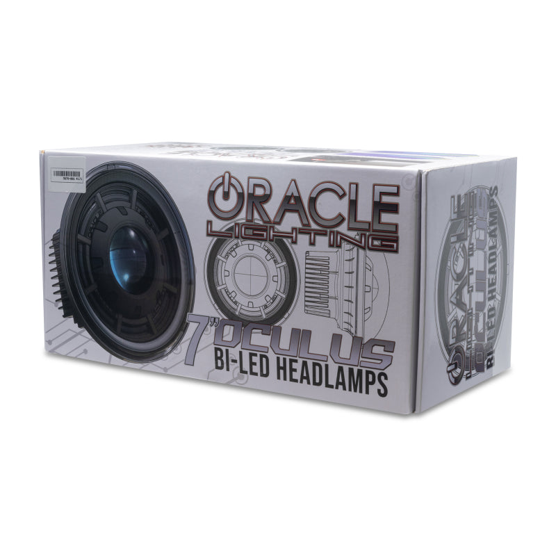 Oracle Oculus 7in Bi-LED Projector Headlights for Jeep Wrangler JK - 6000K - DTX Performance