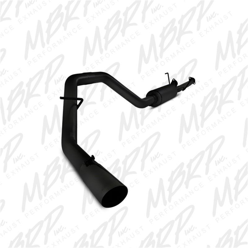 MBRP 2009-2014 Toyota Tundra 5.7L EC-Std. & SB/CC-SB 3in Cat-Back Single Side AL - Black - DTX Performance