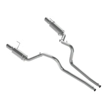 Load image into Gallery viewer, MBRP 05-09 Ford Shelby GT500 / GT Dual Split Rear Street Version 4in Tips T409 Exhaust System - DTX Performance