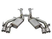 Load image into Gallery viewer, aFe MACHForce XP 3in 304 SS Axle-Back Dual Exhaust (NPP) w/ Polished Tips 16-17 Camro SS V8-6.2L - DTX Performance