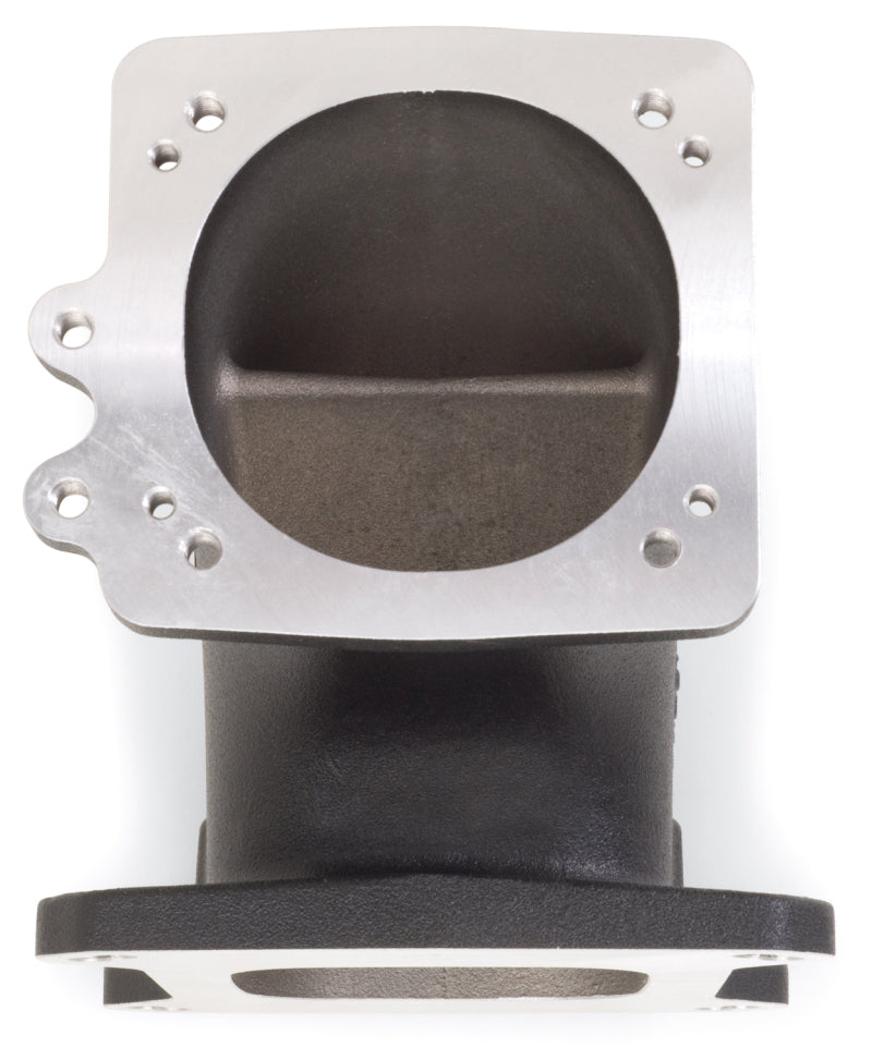 Edelbrock High Flow Intake Elbow 95mm Throttle Body to Square-Bore Flange Black Finish - DTX Performance