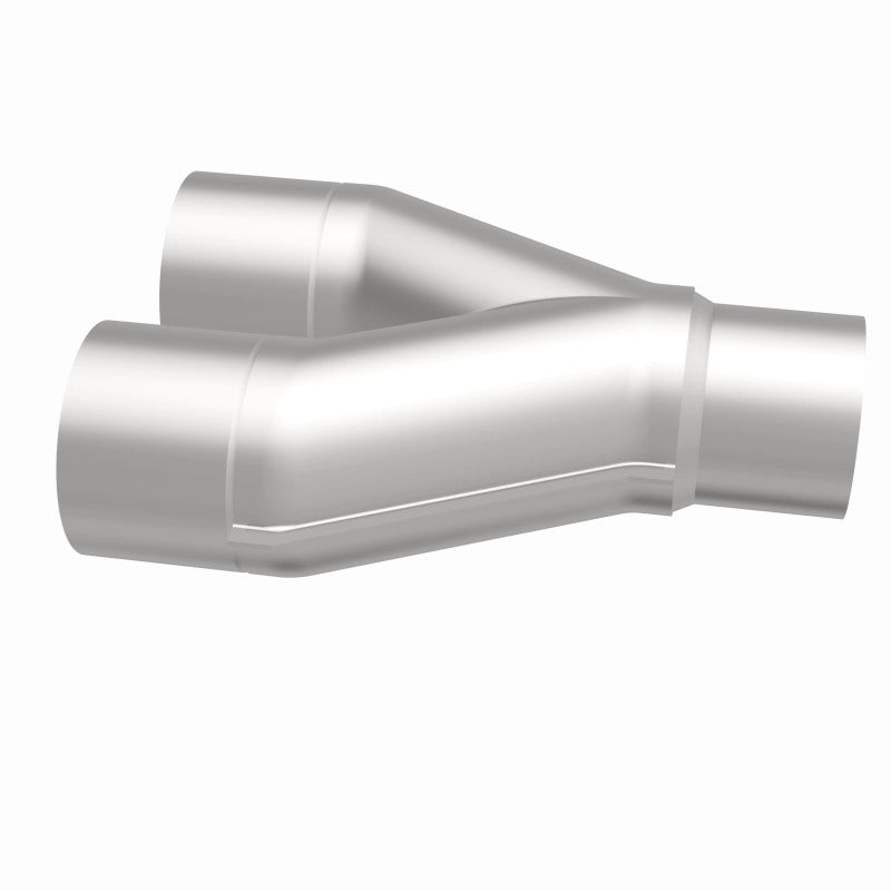 MagnaFlow Universal Trans Y-Pipe All SS 4inch (Dual) 3.5inch (Single) x 13inch (Overall) - DTX Performance