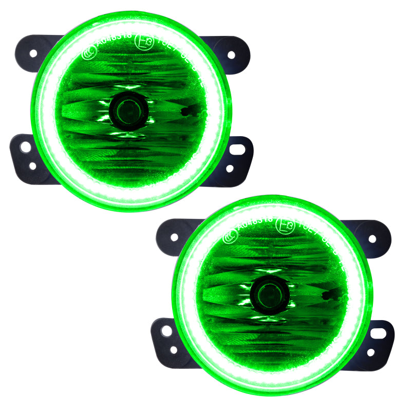 Oracle Lighting 11-13 Jeep Grand Cherokee Pre-Assembled LED Halo Fog Lights -Green - DTX Performance