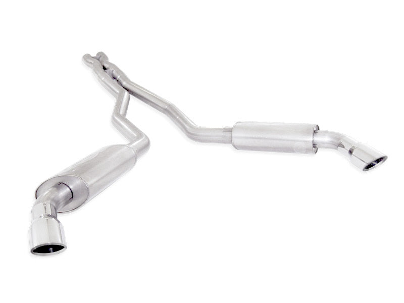 Stainless Works 2010-15 Camaro 6.2L 3in Exhaust X-Pipe Chambered Turbo Mufflers Polished Tips - DTX Performance