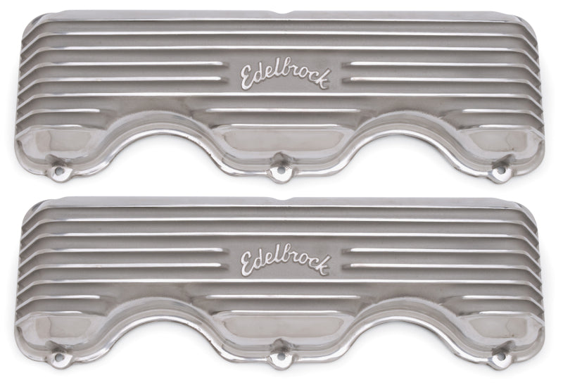 Edelbrock Valve Cover Classic Series Chevrolet W 348/409 CI V8 Polshed - DTX Performance