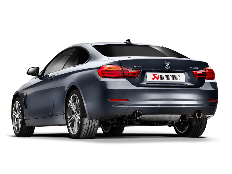 Akrapovic 12-15 BMW 335i (F30 F31) Evolution Line Cat Back (SS) w/ Carbon Tips (Req. Link Pipe) - DTX Performance