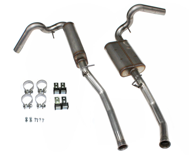 JBA 66-75 Ford Bronco 260-302 409SS Dual Side Header Back Exhaust - DTX Performance