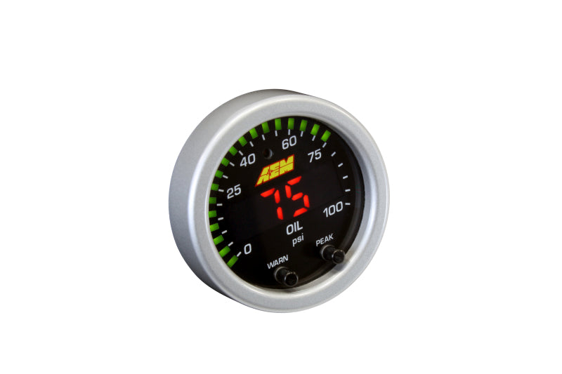 AEM X-Series Pressure 0-100psi Gauge Kit - DTX Performance