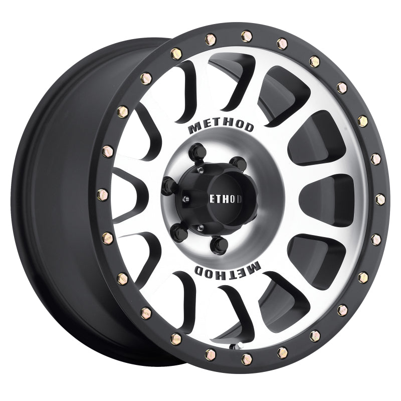 Method MR305 NV 16x8 0mm Offset 6x5.5 108mm CB Machined/Black Street Loc Wheel - DTX Performance