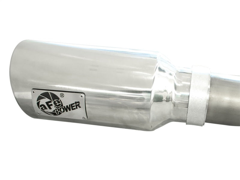 aFe MACHForce XP DPF-Back Exhaust 3in SS w/ 6in Polished Tips 2014 Dodge Ram 1500 V6 3.0L EcoDiesel - DTX Performance