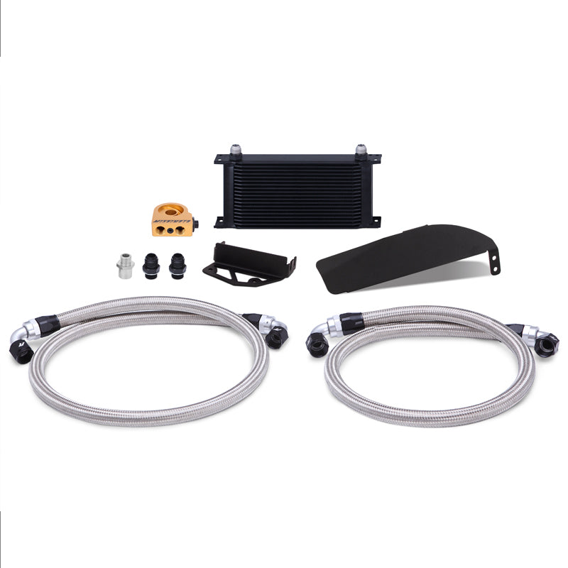 Mishimoto 2017+ Honda Civic Type R Direct Fit Oil Cooler Kit - Black - DTX Performance