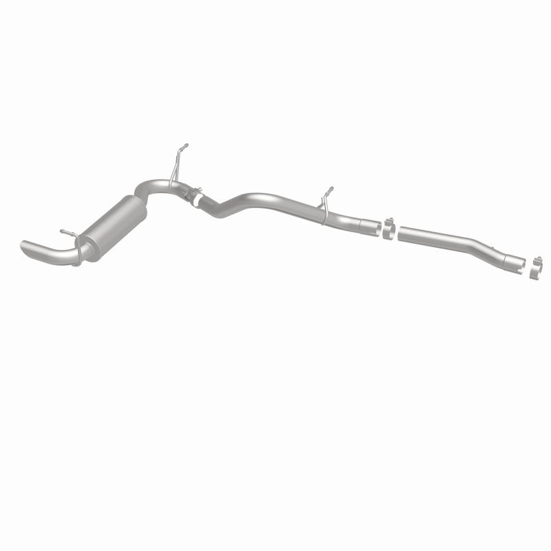 MagnaFlow 12-14 Jeep Wrangler 3.6L Single Straight Rear P/S Exit Stainless C/b Perf Exhaust-Comp - DTX Performance