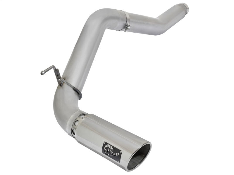 aFe Atlas Exhaust 5in DPF-Back Exhaust Aluminized Steel 2016 Nissan Titan XD V8-5.0L w/ Polished Tip - DTX Performance