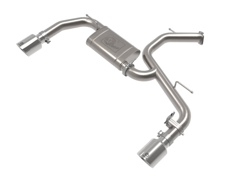 aFe Takeda 22-23 Hyundai Elantra N L4-2.0L (t) 3in 304 SS Axle-Back Exhaust w/ Polished Tips - DTX Performance