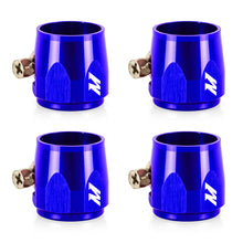 Load image into Gallery viewer, Mishimoto Aluminum -6AN Hex Finishers - Blue - DTX Performance