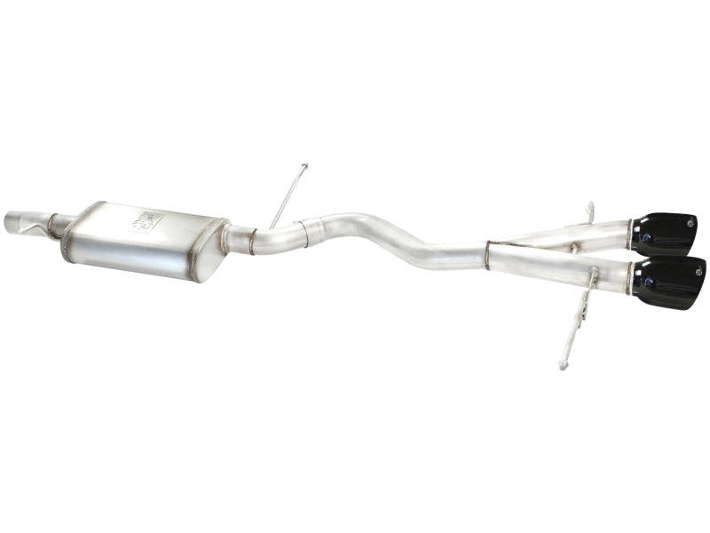 aFe MACHForce XP Exhaust 304SS Cat-Back w/ BlackTips 2008 VW Golf R32 V5 3.2L - DTX Performance