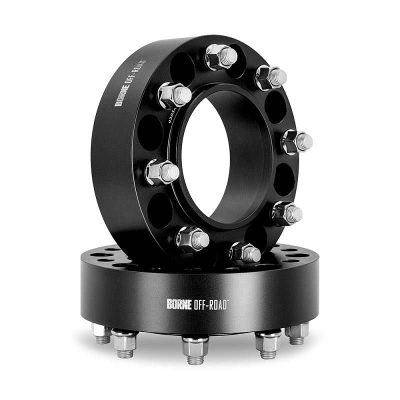 Mishimoto Borne Off-Road Wheel Spacers - 6x139.7 - 78.1 - 50mm - M14x1.5 - Black - DTX Performance