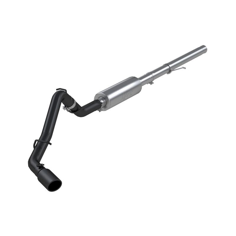 MBRP 14-17 Chevrolet Silverado 1500 4.3/5.3L 3in Cat Back Single Side Exit Black Exhaust - DTX Performance