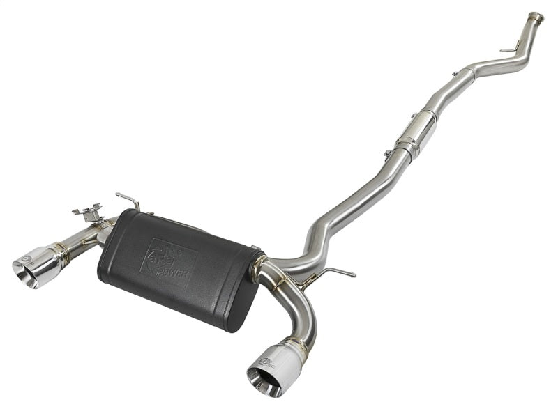 aFe MACH Force-Xp 3in 304 SS Cat-Back Exhaust w/Polished Tips 12-15 BMW 335i (F30) L6 3.0L (t) N55 - DTX Performance