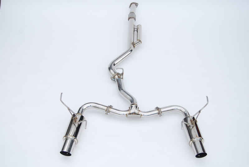 Invidia 2022+ Subaru WRX N1 Twin Outlet Single Layer SS Tip Cat-Back Exhaust - DTX Performance