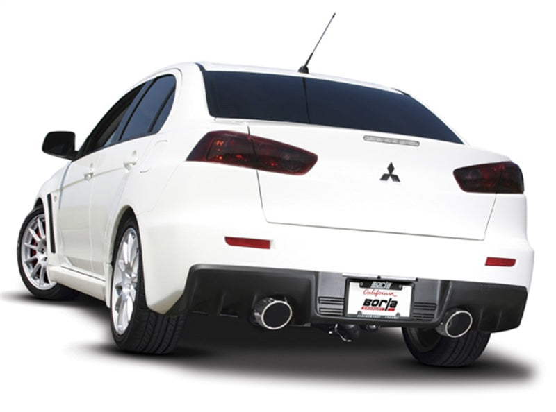 Borla 09-15 Mitsubishi Lancer Ralliart 2.0L 4cyl MT 6spd AWD Catback Exhaust - DTX Performance