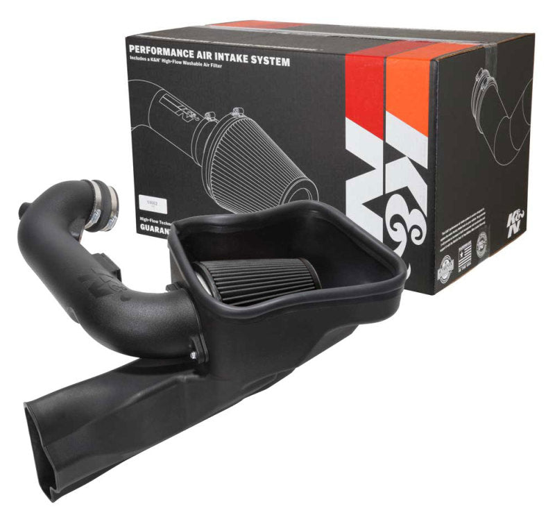 K&N 18-23 Ford Mustang GT 5.0L V8 F/I Dryflow Performance Air Intake System - DTX Performance